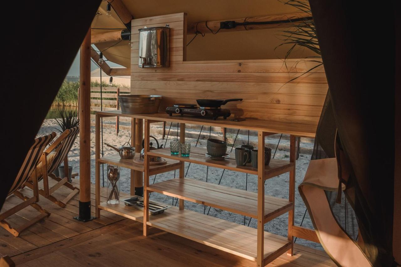 Glamping Mandra Hotel ซาโตกา ภายนอก รูปภาพ